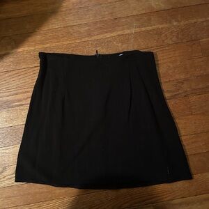 Princess Polly Black Pleated Pencil Mini Skirt
